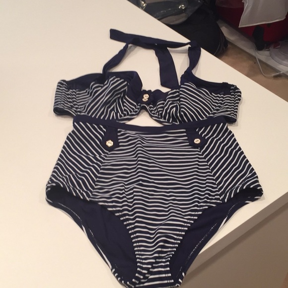 Panache Other - Panache bikini. White and navy